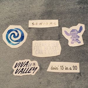 Random redbubble stickers